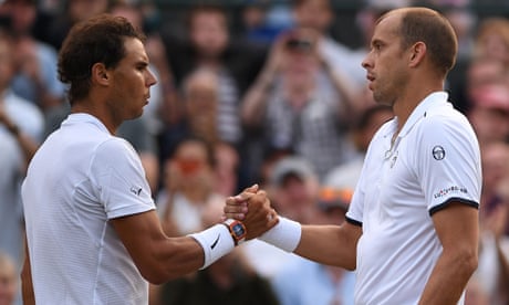 Wimbledon 2017 Rafael Nadal Out After Losing Five Set Epic On Day Seven Video Highlights Sport The Guardian