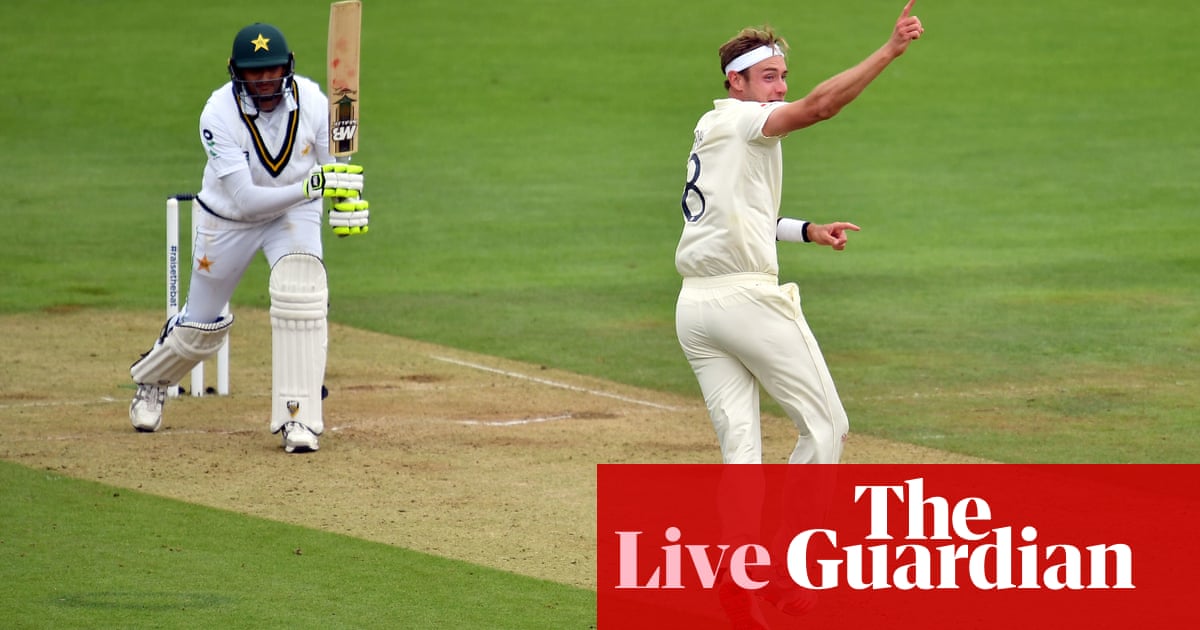 England v Pakistan: second Test, day two – live!