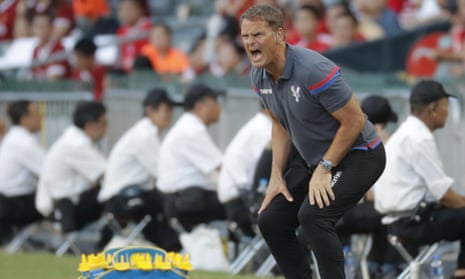 Crystal Palace manager Frank de Boer recognises that his players will take time to adapt to his philosophy, but he may not be given long enough for that to happen.