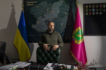 Oleh Syniehubov, the governor of Kharkiv oblast.
