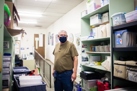Mike White, storekeeper for Washoe county district health department, will be responsible for receiving and storing the Covid-19 vaccine.
