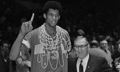 John Wooden coached Kareem Abdul-Jabbar at UCLA