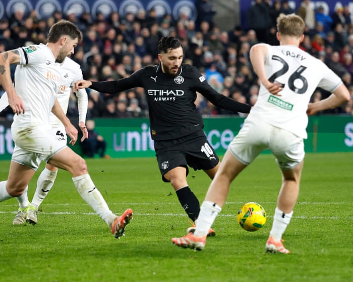 Marmoush and Cherki strike for Manchester City to end Swansea’s resistance