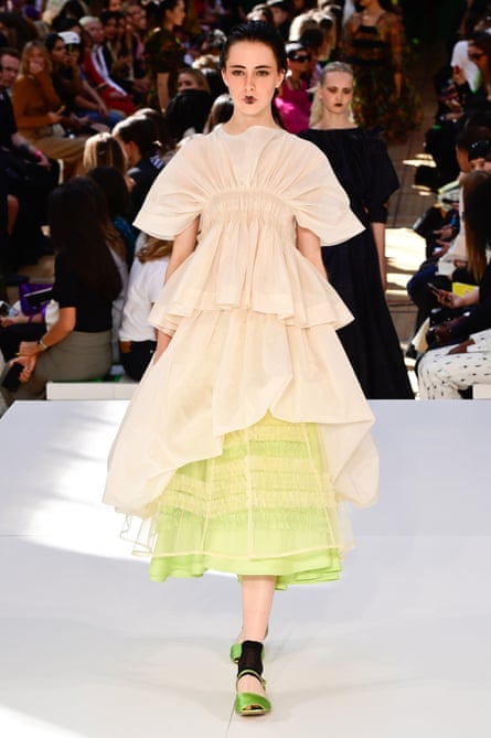 A tiered dress from Molly Goddard’s spring/summer 2020 collection
