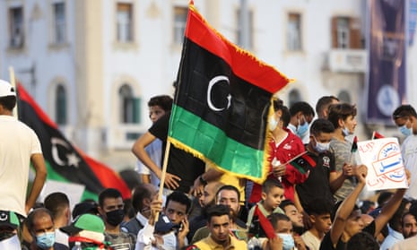 Protests in Tripoli last week amid fears that elections will not go ahead as planned at the end of this year.