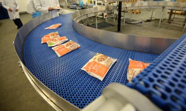 Quorn-bitar förbereds för leverans till Skandinavien