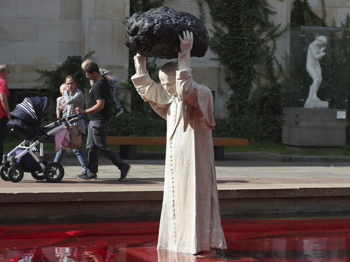 Poland Unveils Superhuman John Paul Ii Statue In Warsaw Poland The Guardian