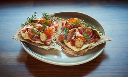 Fourth and Church’s trout with pastrami cure: ‘Pretty.’