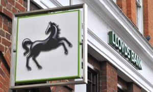 A general view of a branch of Lloyds Bank in Camden Town.