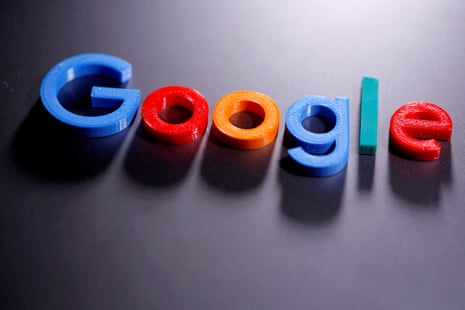 A 3-D printed Google logo.