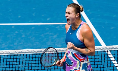 Aryna Sabalenka serves up warning to rivals in second-round Australian Open win