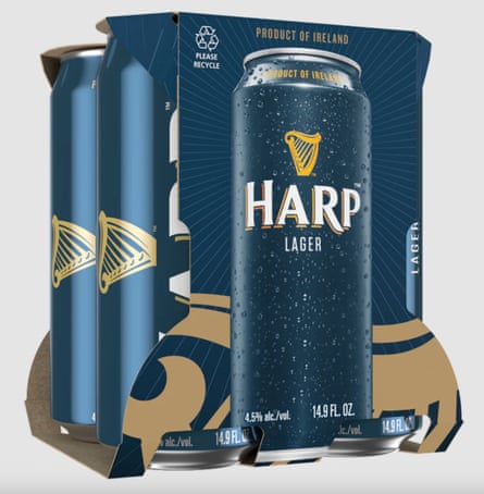 Una foto del producto Harp Lager (4,5% ABV)