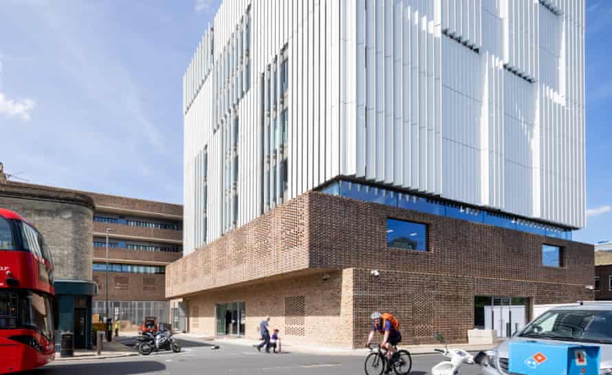 Rough and tough...the RCA building by Herzog and de Meuron in Battersea, London.