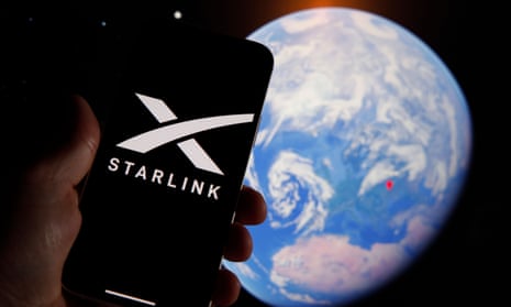 a spaceX app next to a picture of the Earth