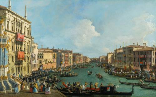 A Regatta on the Grand Canal.