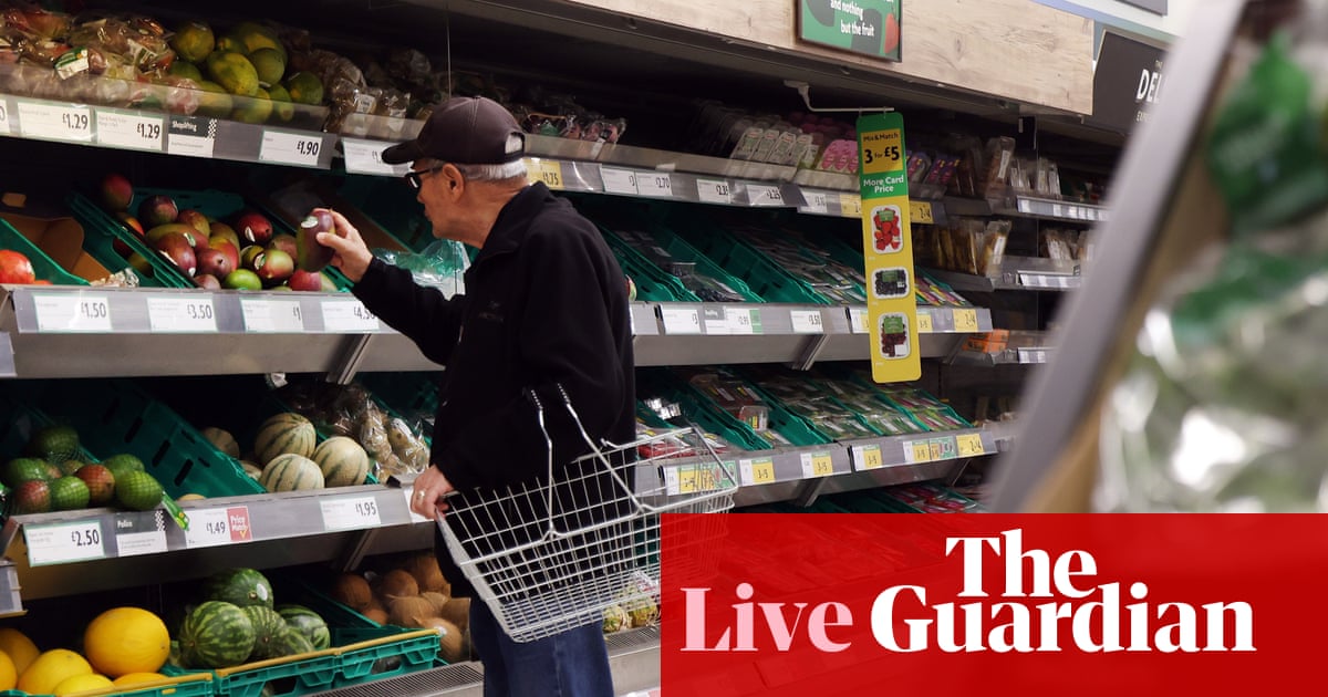 UK overall inflation remains at 3.8% in August, but food price growth climbs for fifth month in a row - business live