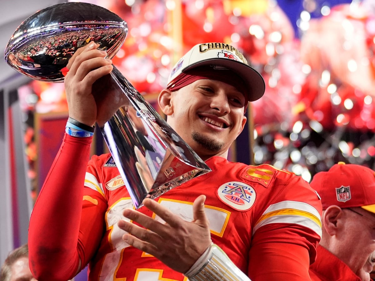 In Pat we trust': Chiefs pay tribute to Super Bowl MVP Mahomes | Patrick Mahomes | The Guardian