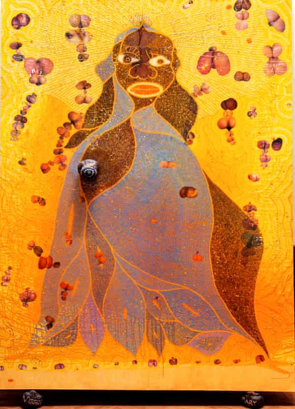 Guiliani tried to ban … Chris Ofili's The Holy Virgin Mary