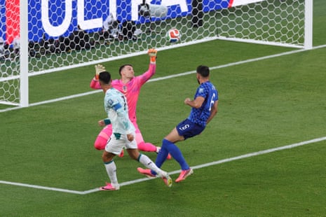 Cristiano Ronaldo was a shoulder offside. Ridiculously close.