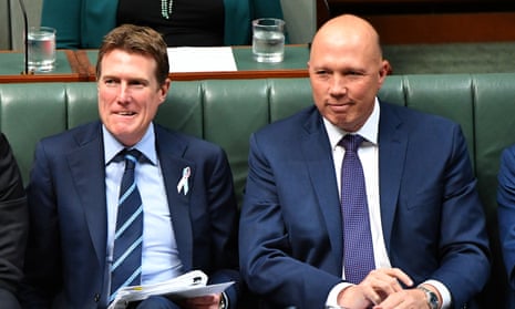 Attorney general Christian Porter and home affairs minister Peter Dutton