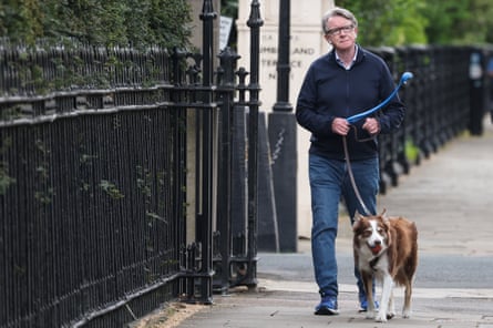 Peter Mandelson in London, 20 April 2026.
