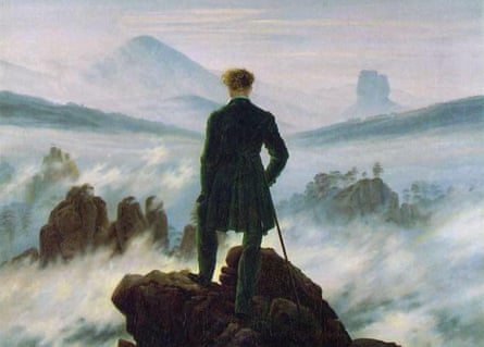 Caspar David Friedrich’s Wanderer Above the Sea of Fog (1818).