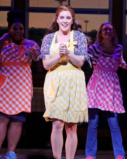 Lucie Jones in the musical Waitress at the Adelphi theatre, London, in 2019.