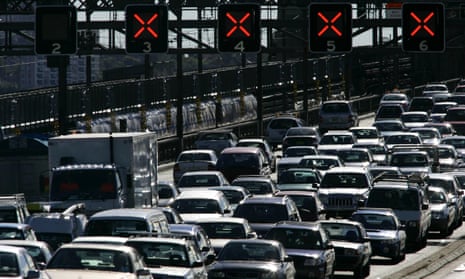 Cars on the Sydney Harbour Bridge