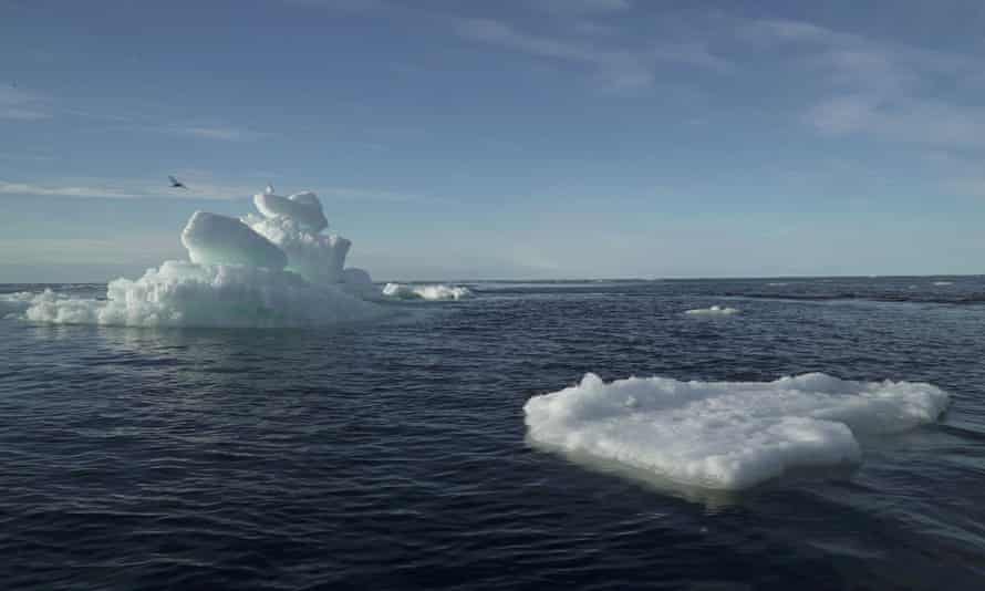 Snow weighs the ice down, so it is critical to know how deep it is in order to calculate the thickness of the ice