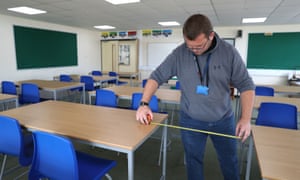 Preparations are made for the new school term in Hampshire.