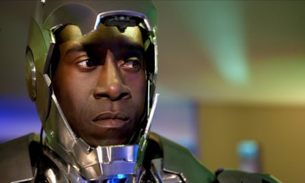 As Col James ‘Rhodey’ Rhodes in Iron Man 2.