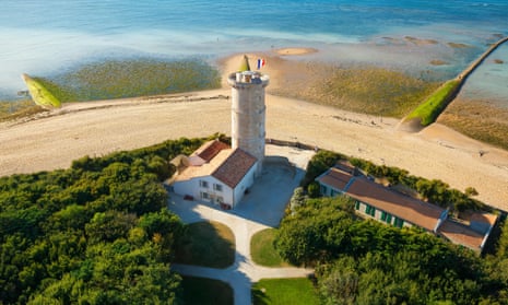 The Tour des Baleines lighthouse and museum on the Île de Ré.