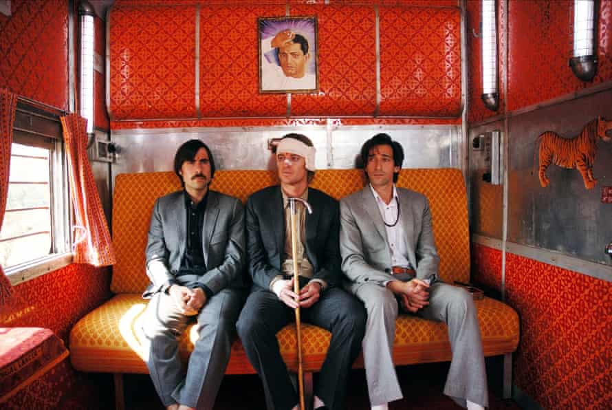 Jason Schwartzman, Owen Wilson and Adrien Brody in The Darjeeling Limited.