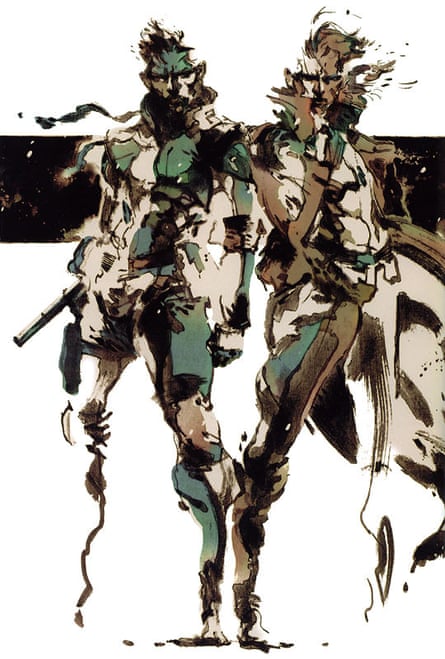 Illustration conceptuelle de Metal Gear Solid par Yoji Shinkawa