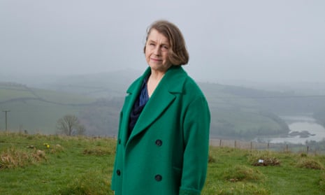 Sophie Pierce, photographed at the site of her son, Felix’s burial place, Sharpham Meadow, Totnes, Devon