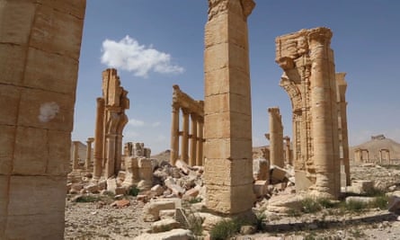 The ancient ruins of Palmyra, Syria