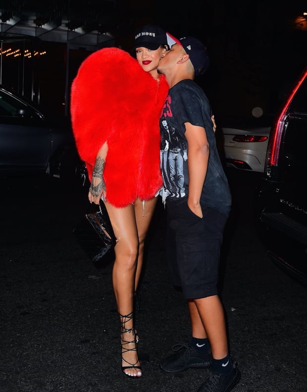 Rihanna with her favourite paparazzo, Miles Digg.