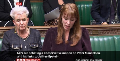 Angela Rayner speaking in the debate