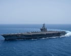 Two US navy aviators eject while landing on carrier off Virginia