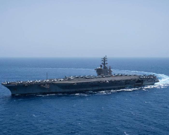 Two US navy aviators eject while landing on carrier off Virginia