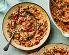 Jammy tomato risotto and amaretto roast peaches: Toklas chef Chris Shaw’s simple summer recipes Jammy tomato risotto and amaretto roast peaches: Toklas chef Chris Shaw’s simple summer recipes