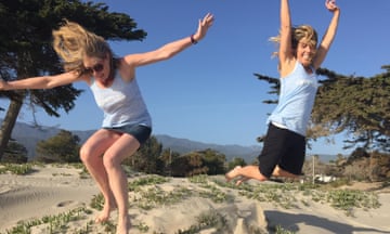 Jane and Kristi in California in 2016.