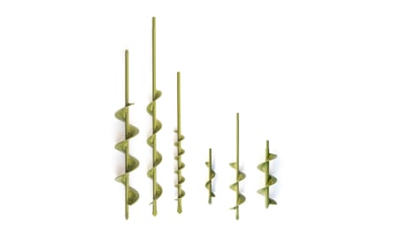 Olive green planting auger