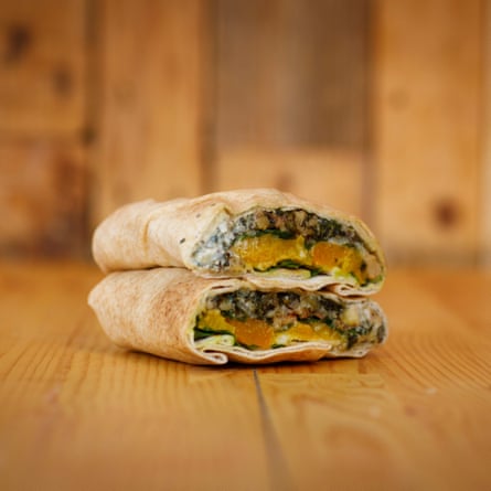 Pret Butternut Chestnut Stuffing and Pistachio.