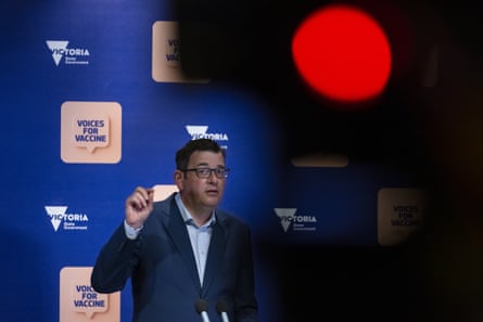 The Victorian premier, Daniel Andrews, has formally abandoned hopes of getting to zero daily Covid cases.