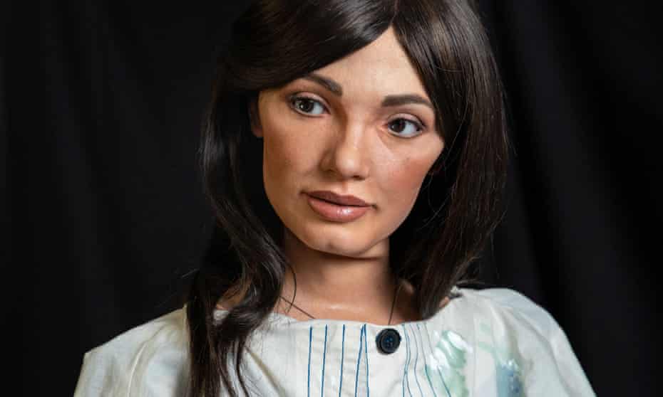 ‘Klara is built to observe and understand humans’ … Robot artist Ai-Da, completed in 2019.