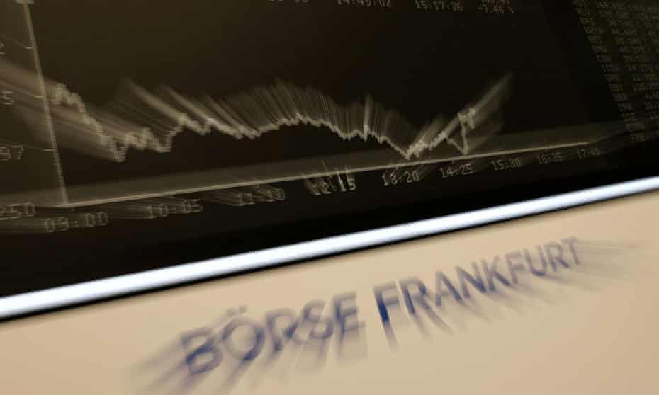Germany’s Dax index in Frankfurt