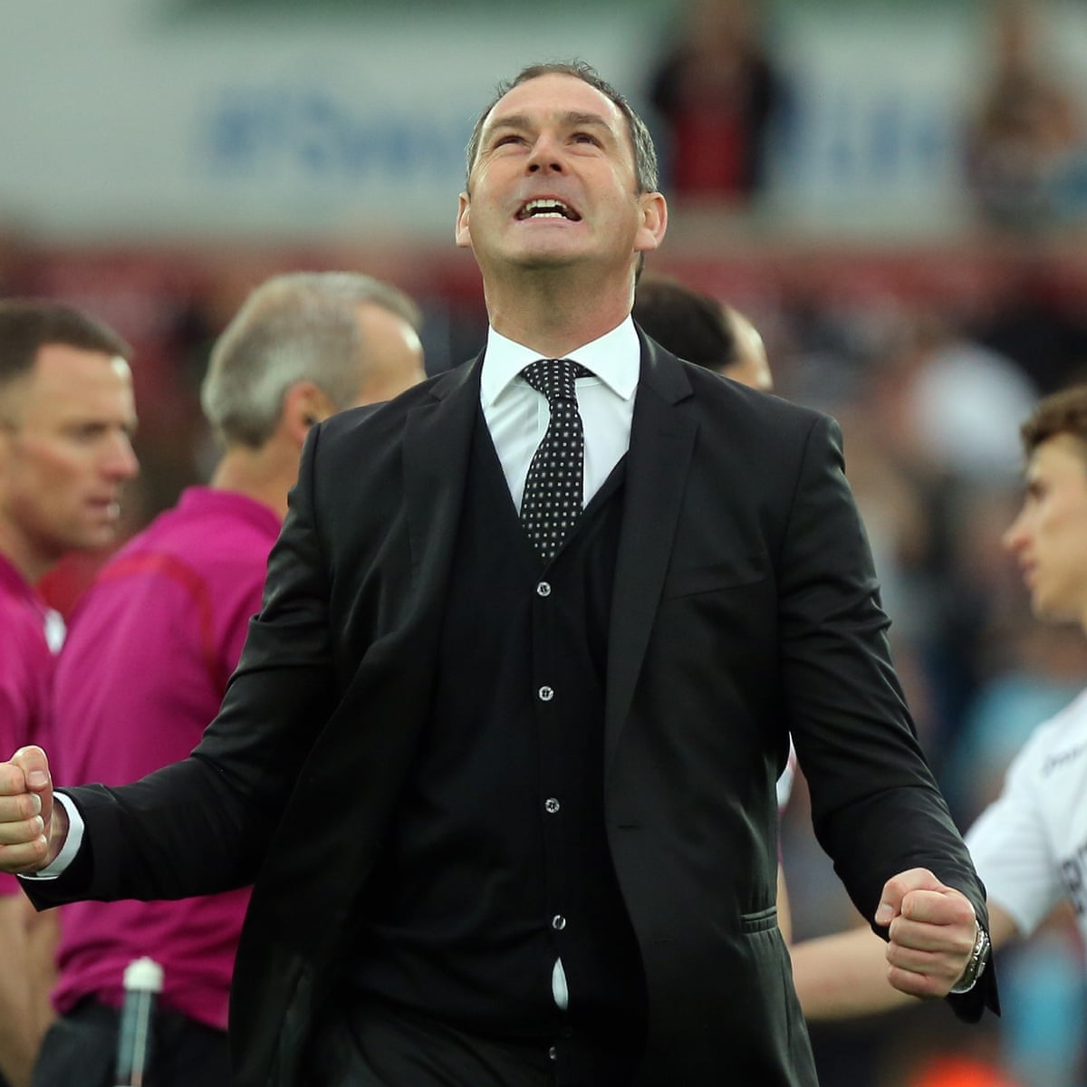 Paul Clement Salutes Swansea S Magnificent Collective Effort To See Off Everton Swansea City The Guardian Paul Clement Salutes Swansea S Magnificent Collective Effort To See Off Everton Swansea City The Guardian