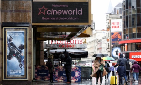 Cineworld in Leicester Square, London.