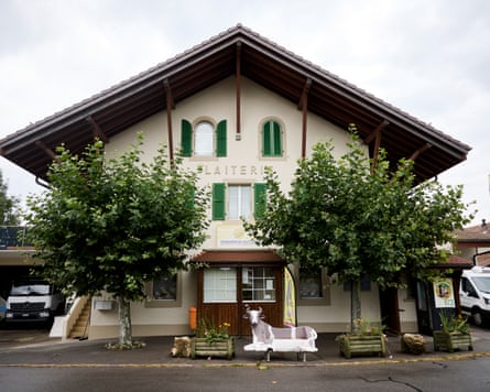 A Gruyère-producing fromagerie in Peney-le-Jorat, Switzerland.